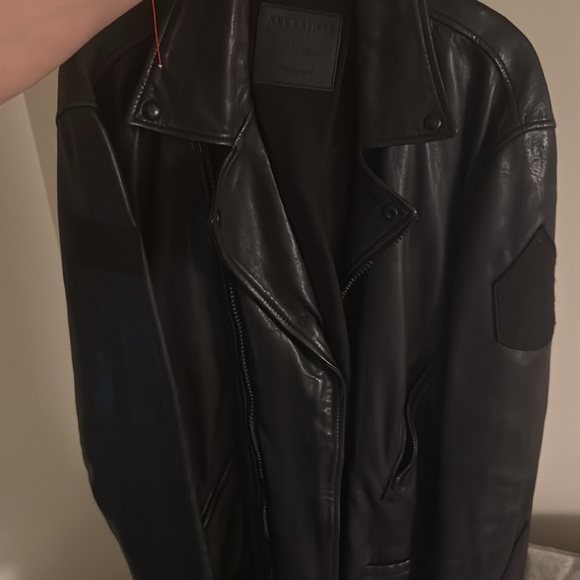 All Saints biker jacket (Very trendy and chic leather biker jacket) - Picture 3 of 6